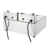 Freidora Eléctrica Doble Con Temporizador - 2 X 5 L - Buffalo