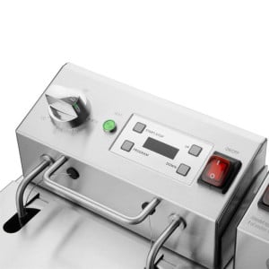 Double Electric Deep Fryer With Timer - 2 X 5 L - Buffalo