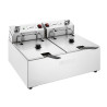 Freidora Eléctrica Doble Con Temporizador - 2 X 5 L - Buffalo
