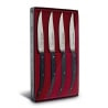 Coffret Couteaux à Steak 11 cm Noir Micarta