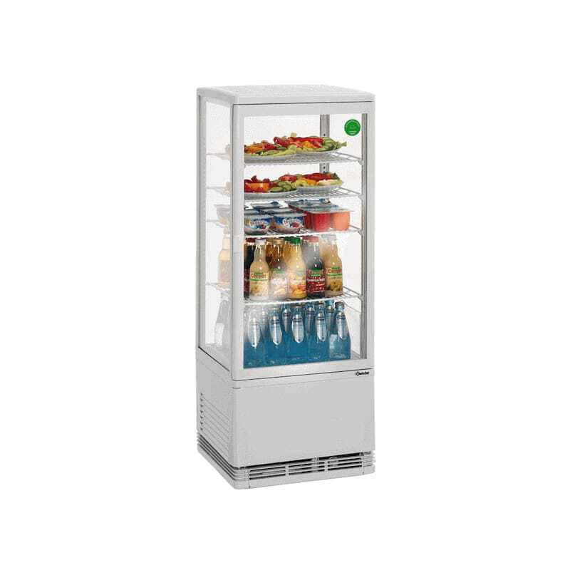 Vitrina refrigerada profesional de 98 litros