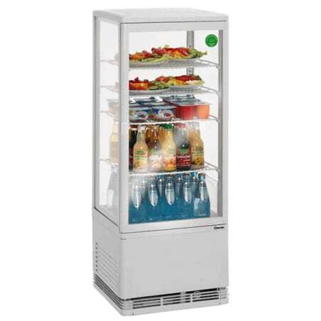 Vitrina refrigerada profesional de 98 litros