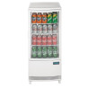Vitrina Refrigerada Positiva Blanca 2 Puertas Curvadas 86 L - Polar