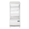 Vitrina Refrigerada Positiva Blanca 2 Puertas Curvadas 86 L - Polar