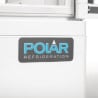 Vitrina Refrigerada Positiva Blanca 2 Puertas Curvadas 86 L - Polar