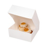 Caja Pastelera de Cartón Blanco - 29 x 29 cm - Lote de 50 - FourniResto