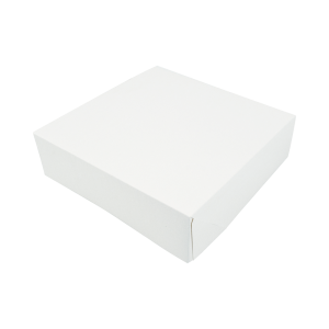 Caja Pastelera de Cartón Blanco - 29 x 29 cm - Lote de 50 - FourniResto