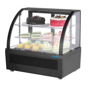 Vitrine Refrigerada de Mostrador Negra - 100 L - Polar