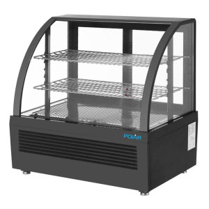 Vitrine Refrigerada de Mostrador Negra - 100 L - Polar