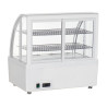 Vitrina Refrigerada de Mostrador Blanca - 2 Estantes - 100 L - Polar