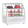 Vitrina Refrigerada de Mostrador Blanca - 2 Estantes - 100 L - Polar