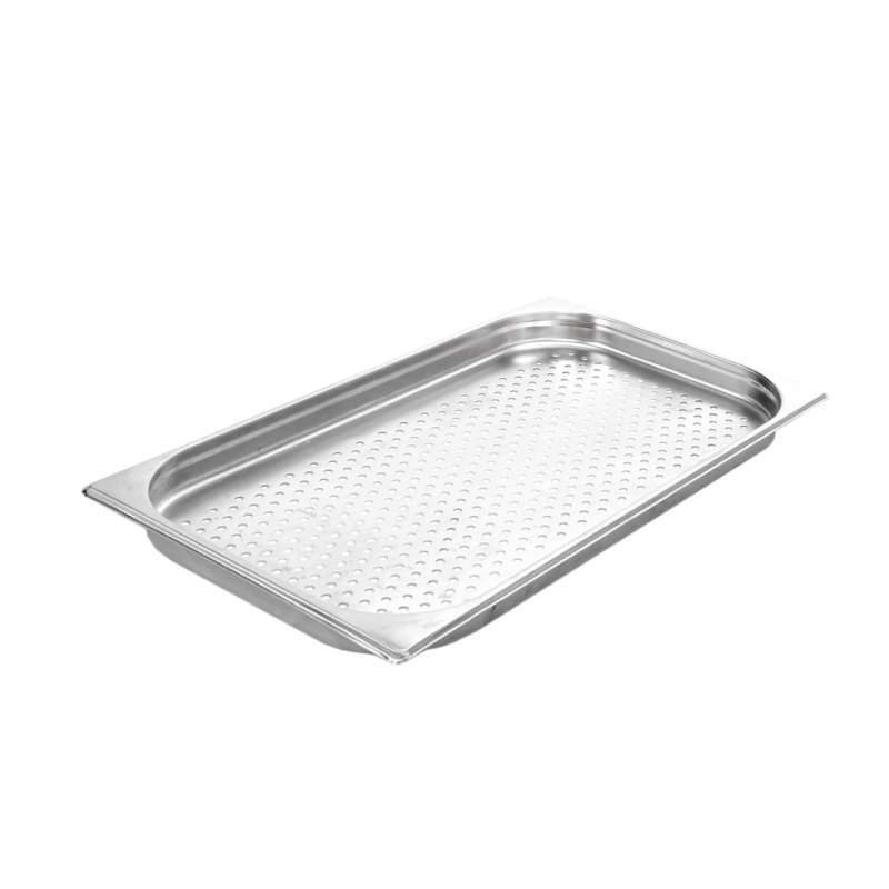 GN 1/1 Perforated Pan - Depth 65 mm in Durable Stainless Steel GN 1/1 Perforated Pan - Depth 65 mm in Durable Stainless Steel