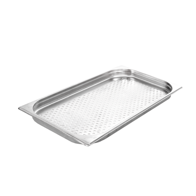 Bac GN 1/1 Perforé - Profondeur 65 mm en Inox durable Bac GN 1/1 Perforé - Profondeur 65 mm en Inox durable