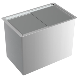 Bac à Glace Encastrable en Inox - 485x305 MM