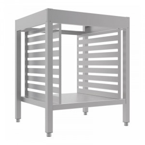 Soporte con Guías GN 1/1 - 8 Niveles para Horno a Gas 6 GN 1/1 - Mychef