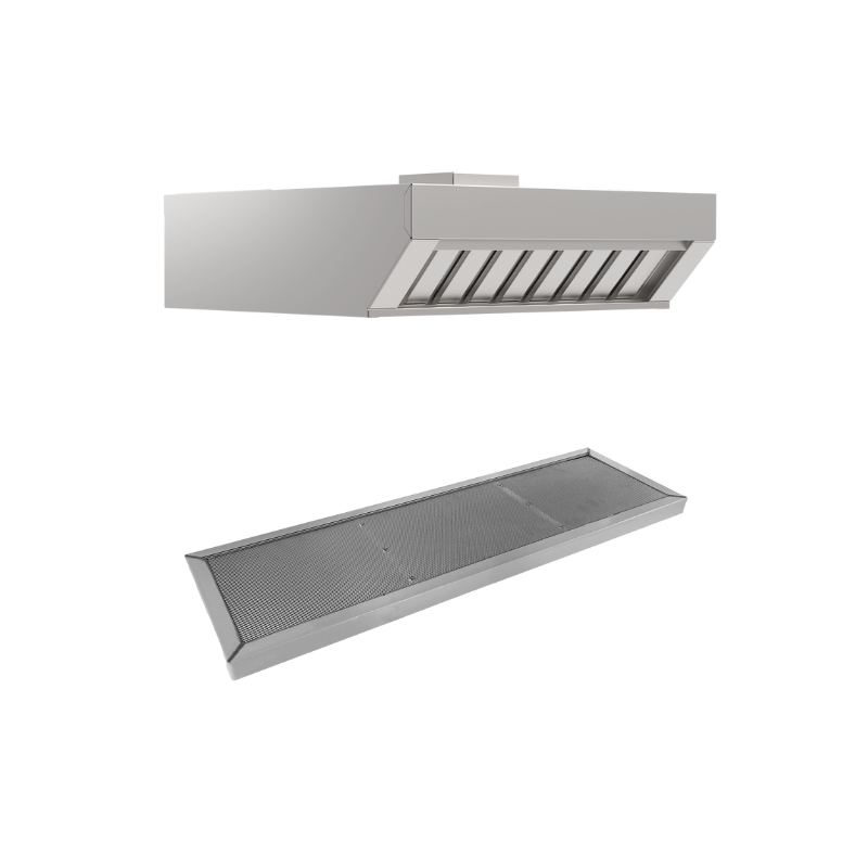 Front Condensation Hood for Steam and Odors with Charcoal Filter GN 1/1 - Mychef Front Condensation Hood for Steam and Odors with Charcoal Filter GN 1/1 - Mychef