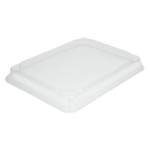 Tapas PET para Bandejas de Comida Reciclables 263 x 201 mm - Lote de 90 - Faerch