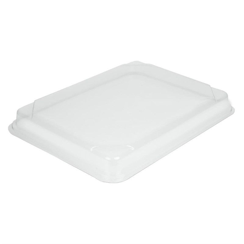 Tapas PET para Bandejas de Comida Reciclables 263 x 201 mm - Lote de 90 - Faerch Tapas PET para Bandejas de Comida Reciclables 263 x 201 mm - Lote de 90 - Faerch