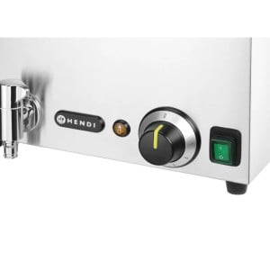 Bain-Marie avec Robinet de Vidange - 3 GN 1/3 - HENDI