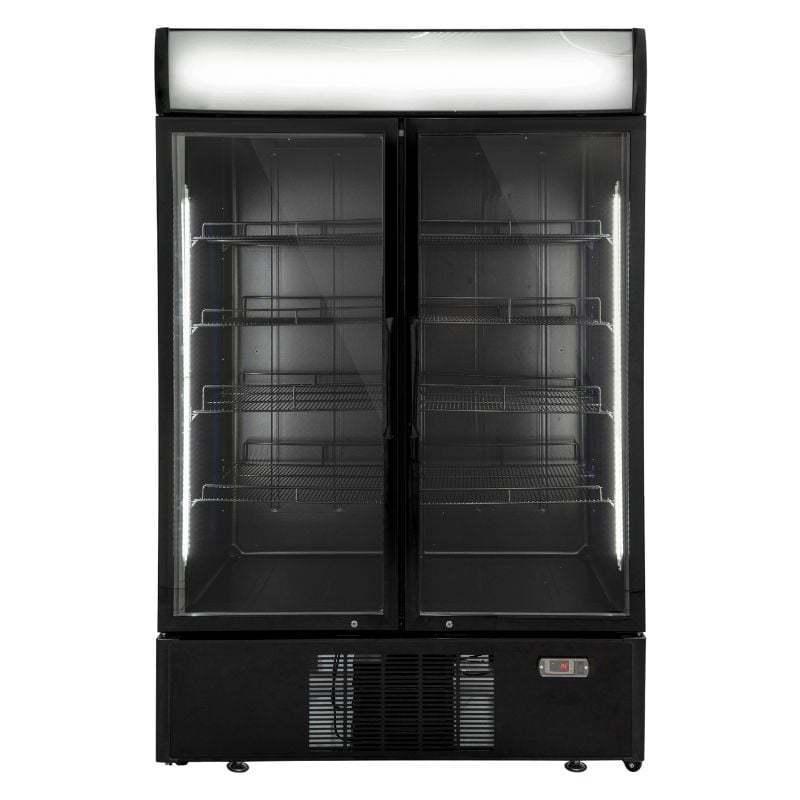 Refrigerated Beverage Display Case - 2 Doors - 1000 L - Dynasteel Refrigerated Beverage Display Case - 2 Doors - 1000 L - Dynasteel