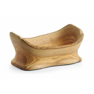 Decorative Bowl in Olive Wood - 365 x 200 mm - HENDI