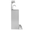 Lavamanos con Pedal con Papelera, Dispensador de Jabón y Papel - Dynasteel