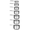 Conjunto de 7 Cápsulas - Inox