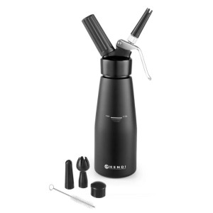 Siphon para Chantilly Negro - 0,95 L - HENDI