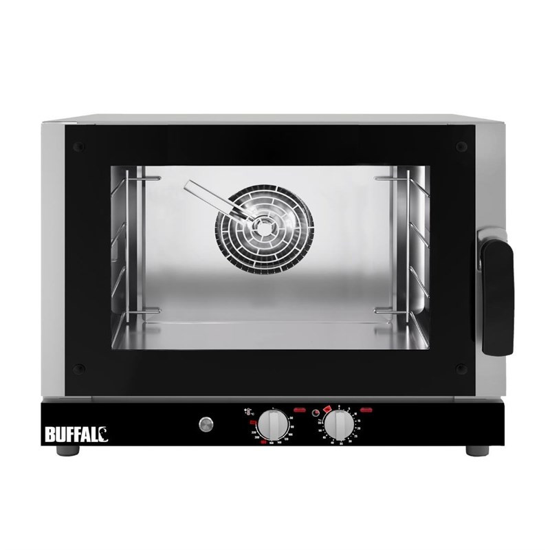 Horno de Convección con Humidificador 4 x GN 1/1 - Buffalo Horno de Convección con Humidificador 4 x GN 1/1 - Buffalo