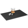 Alfombrilla de Bar de Goma Negra - 300x150 mm