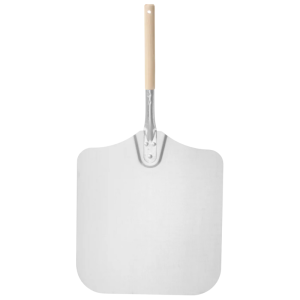 Pala para Pizza Cuadrada con Mango Corto - 355x710 mm