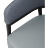 Sillones Meridian en PVC Azul - Lote de 2