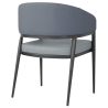 Sillones Meridian en PVC Azul - Lote de 2