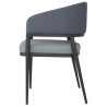 Sillones Meridian en PVC Azul - Lote de 2