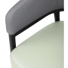 Sillones Meridian en Gris / Pistacho - Lote de 2