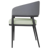 Sillones Meridian en Gris / Pistacho - Lote de 2