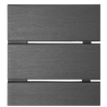 Mesa de Listones Cuadrada Valletta en Gris - 780 mm