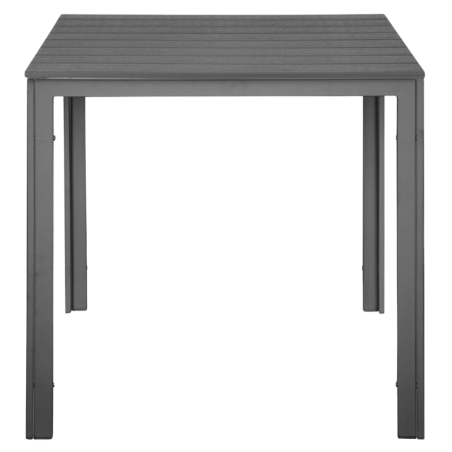 Mesa de Listones Cuadrada Valletta en Gris - 780 mm