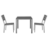 Silla de Listones Valletta en Gris - Lote de 4
