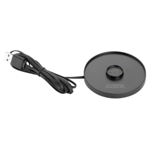 Lámpara de Mesa con Pantalla Redonda Lucca Negra - 200 mm