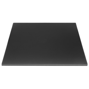 Tablero de Mesa Cuadrado Negro Mate - 700 mm