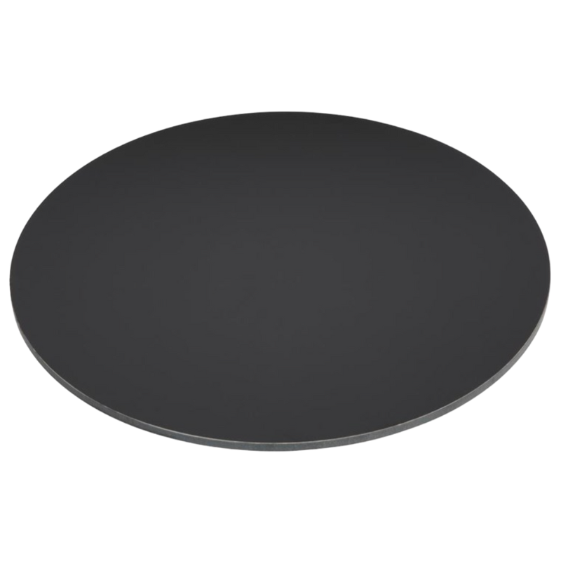 Tablero de Mesa Redonda Negro Mate - 600 mm Tablero de Mesa Redonda Negro Mate - 600 mm