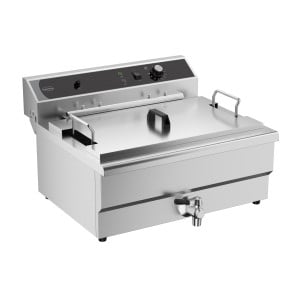 Freidora Profesional con Válvula de Drenaje - 25 L - CombiSteel