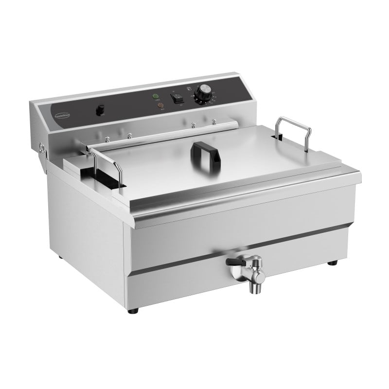 Freidora Profesional con Válvula de Drenaje - 25 L - CombiSteel Freidora Profesional con Válvula de Drenaje - 25 L - CombiSteel