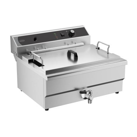 Freidora Profesional con Válvula de Drenaje - 25 L - CombiSteel