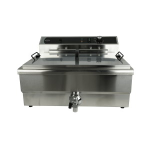 Freidora Profesional con Válvula de Drenaje - 25 L - CombiSteel