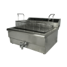 Freidora Profesional con Válvula de Drenaje - 25 L - CombiSteel