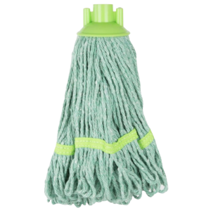 Cabeza de Fregona con Flecos Banda Verde - 0.2 kg