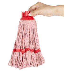 Cabeza de Fregona con Flecos Banda Roja - 0.2 kg