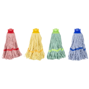 Cabeza de Fregona con Flecos Banda Amarilla - 0.2 kg